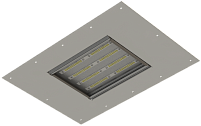 Взрывозащищенные светодиодные светильники АЭК-ДСП39-040 АЗС